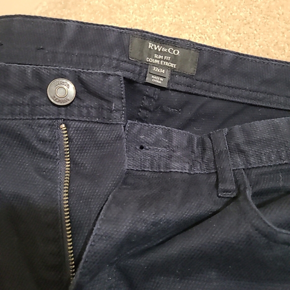 RW&CO Mens 32X34 Slim Fit Jeans - Picture 2 of 7